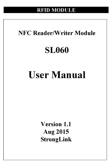 STRONGLINK SL060 USER MANUAL Pdf Download 